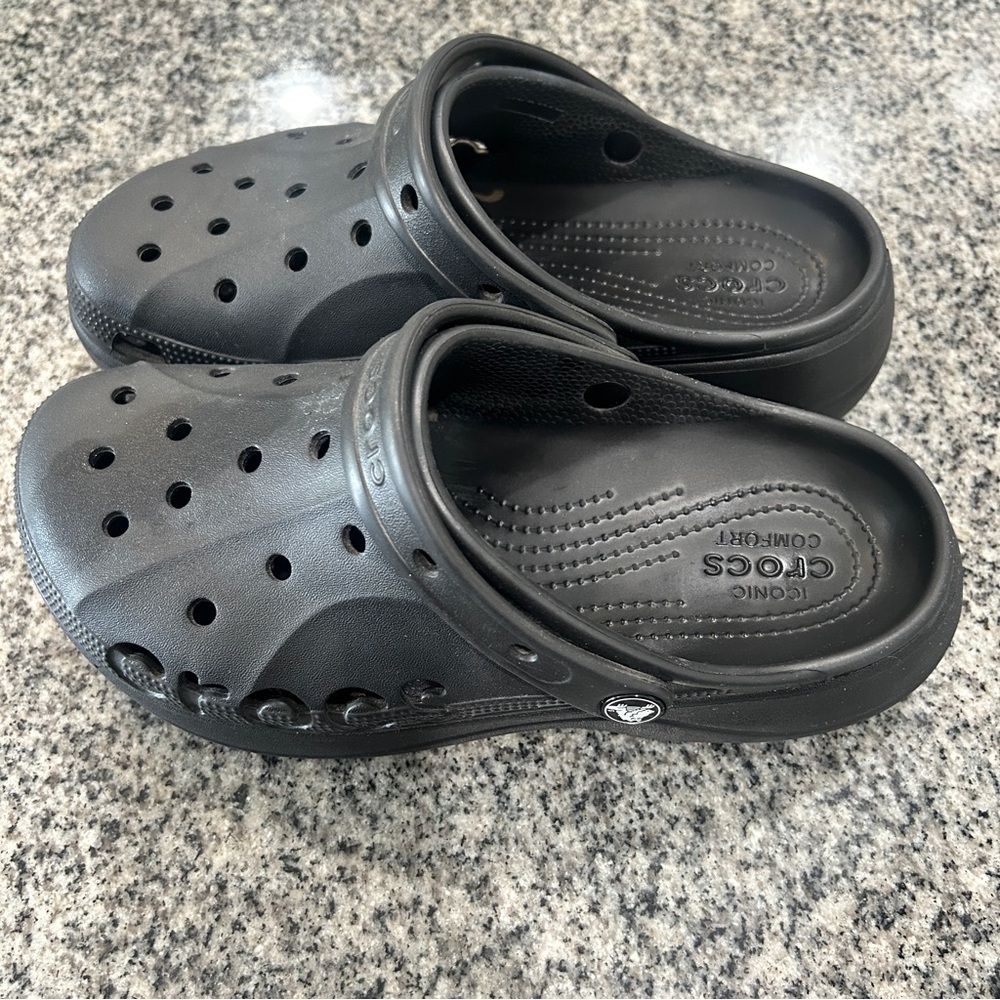 CROCS Black Mules & Clogs